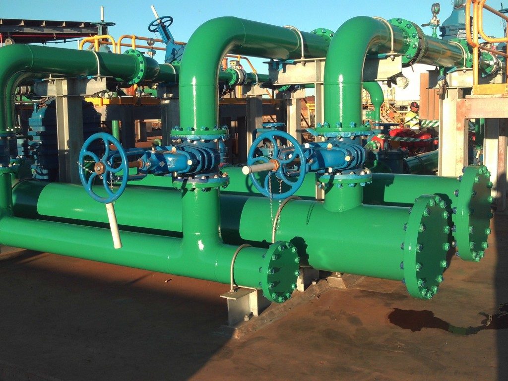Valve & Pipe Coating Application